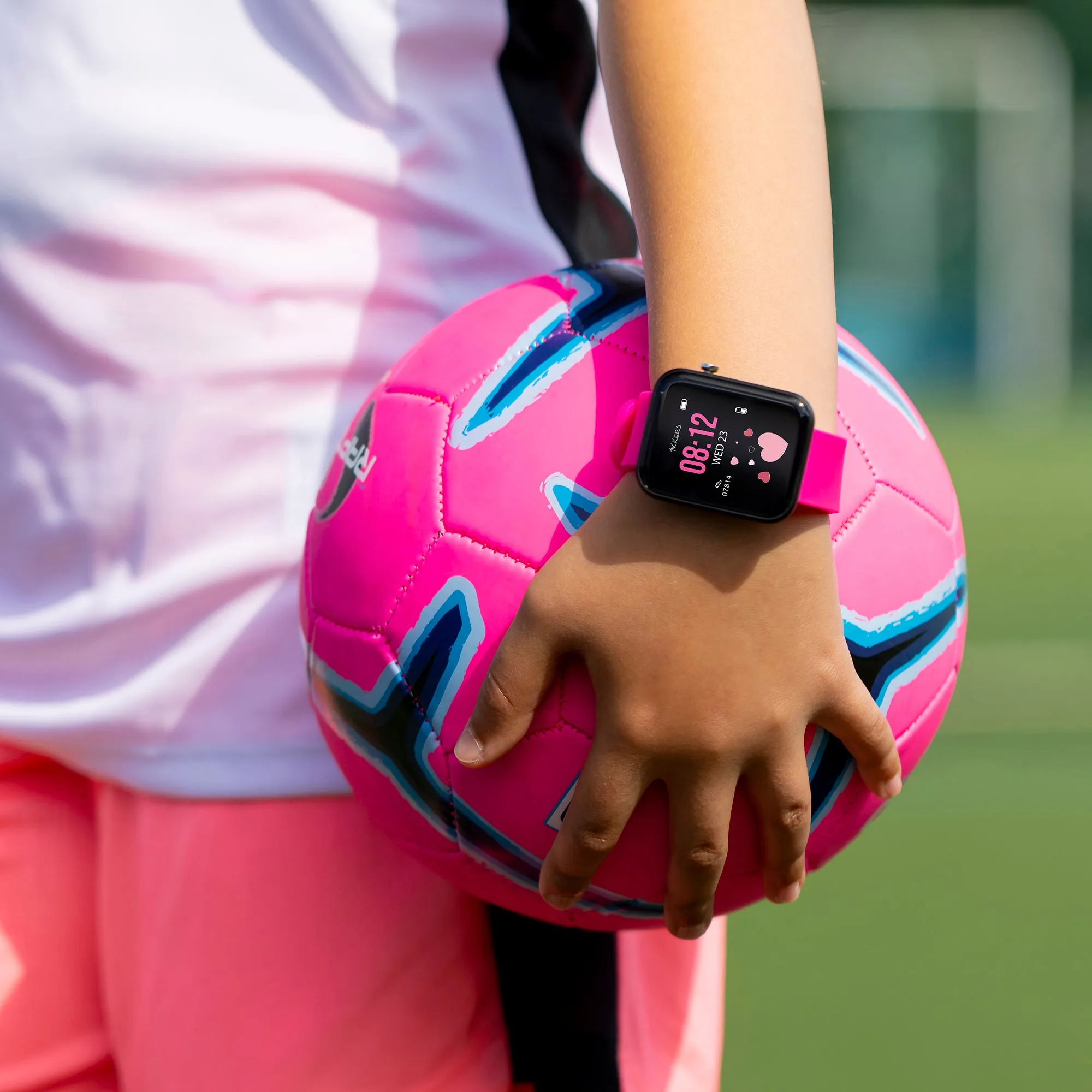 Tikkers Series 13 Pink Silicone Strap Smart Watch