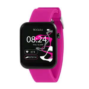 Tikkers Series 13 Pink Silicone Strap Smart Watch