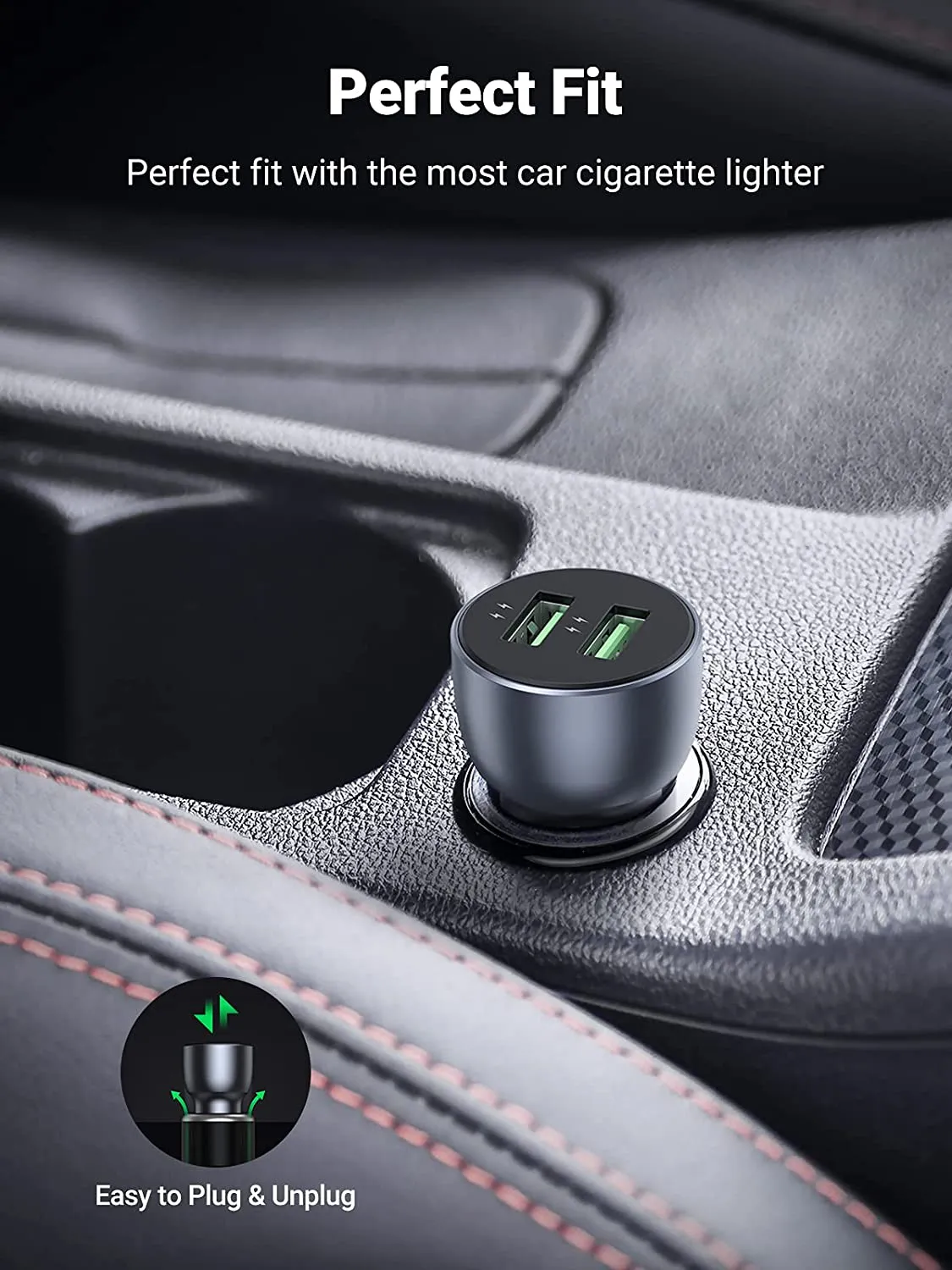 UGREEN USB Car Charger Adapter 36W