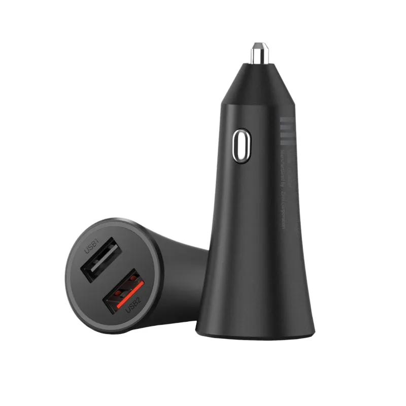 Xiaomi 37W Dual-Port Car Charger - Black